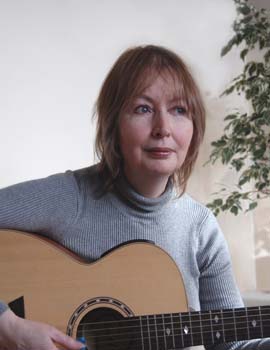 Mary Hopkin takes time out at Space Studios