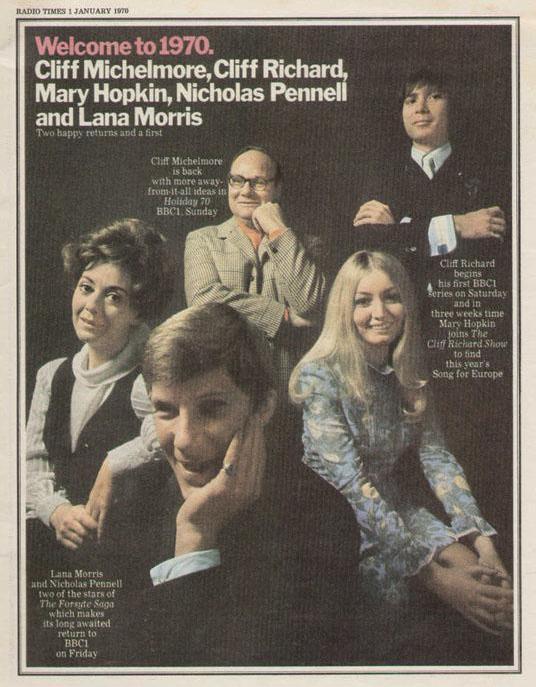 Mary Hopkin on the cover of the 1970 Radio Times
